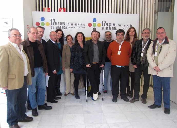 Asamblea de Asfaan en el marco del Festival de Cine de Málaga