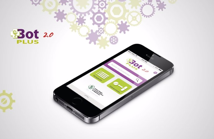 Aplicación móvil farmacéuticos. Bot Plus 2.0 App
