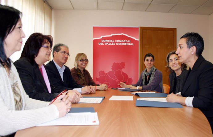 La pta del ICD M.Gatell visita el Consejo Comarcal del Vallès Occidental