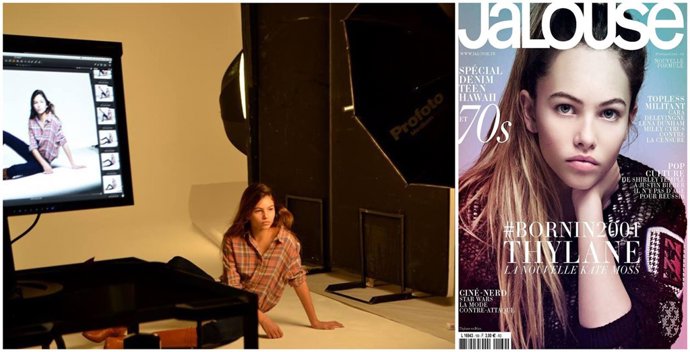 La niña modelo que levantó la polémica, Thylane Blondeau, regresa como portada 