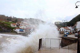 Temporal olas Asturias