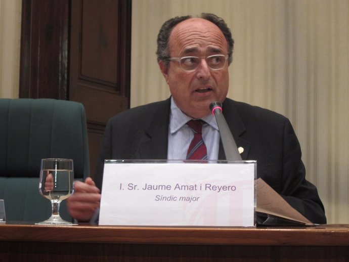 El Síndic de Cuentas Jaume Amat en el Parlament