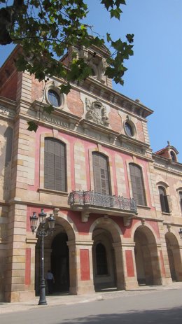 Fachada del Parlament de Catalunya