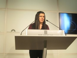 La diputada de la CUP en el Parlament Isabel Vallet