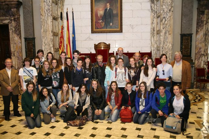 Intercambio de estudiantes italianos y españoles