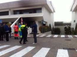 Incendio en un chalé de La Finca (Pozuelo)