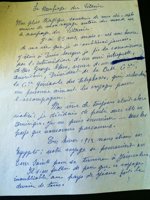 Carta de superviviente del Titanic