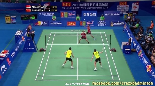 Partido de bádminton