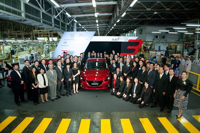 Producción del Mazda3 en Tailandia