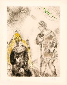 Una de las obra de Chagall que se podrá ver en la muestra