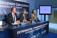 Monago dice que Extremadura "todavía" no ha tenido la "sensibilidad" del Gobierno español para converger con Europa