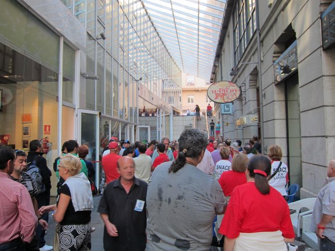 Trabajadores de Sniace ante el Orecla