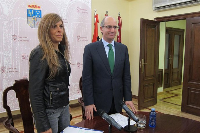 Javier Iglesias y Chabela de la Torre en Salamanca