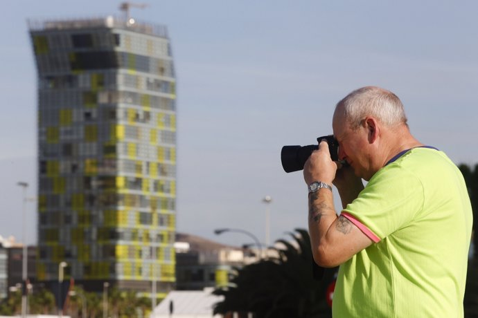 Turista en Las Palmas de Gran Canaria