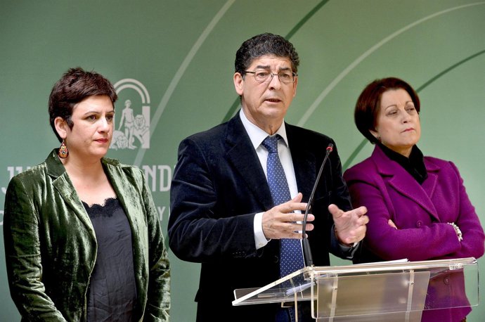 Valderas, hoy junto a Manuela Fernández y Dolores Muñoz