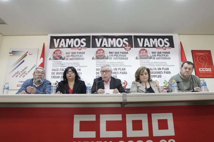  Cándido Méndez, Ignacio Fernández Toxo Y Julio Salazar