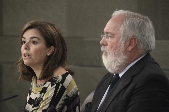 Soraya Sáenz de Santamaría y Miguel Arias Cañete