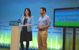 Del Cid y Carmona, en rueda de prensa.