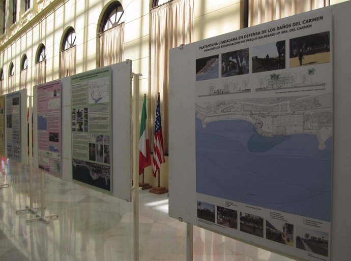 Exposición del proyecto de la Plataforma para la Defensa de los Baños del Carmen