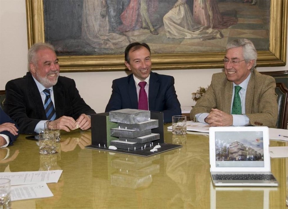 Rafael Mateos, Laureano León y Javier Gómez