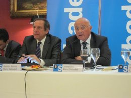 Ramon Rovira y Josep Oliu (Banco Sabadell)