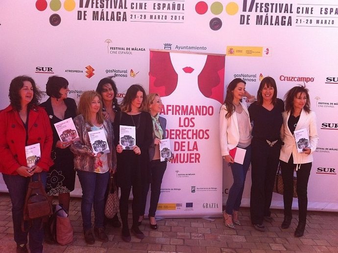 Presentación libro sobre mujeres directoras en el Festival de Málaga.