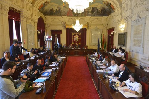 Pleno de febrero en el Ayuntamiento de Málaga