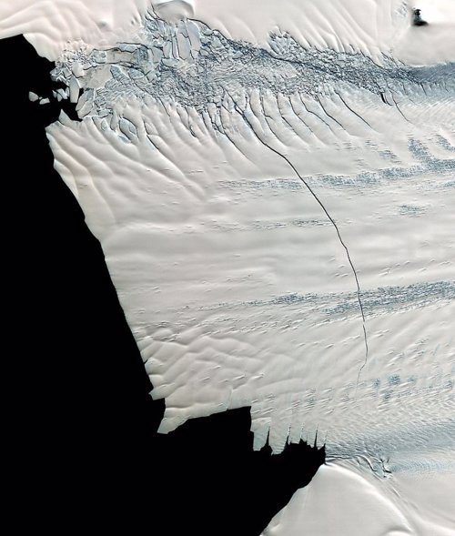 Glaciar de la Antártida