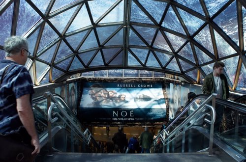 La cúpula de cristal de la estación de la Puerta del Sol de Madrid 