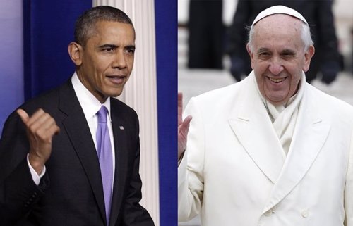 Barack Obama y el Papa Francisco