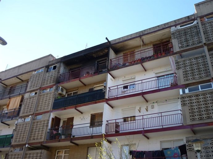 Piso del incendio de El Vendrell