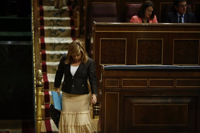 Elena Valenciano en el Pleno del Congreso