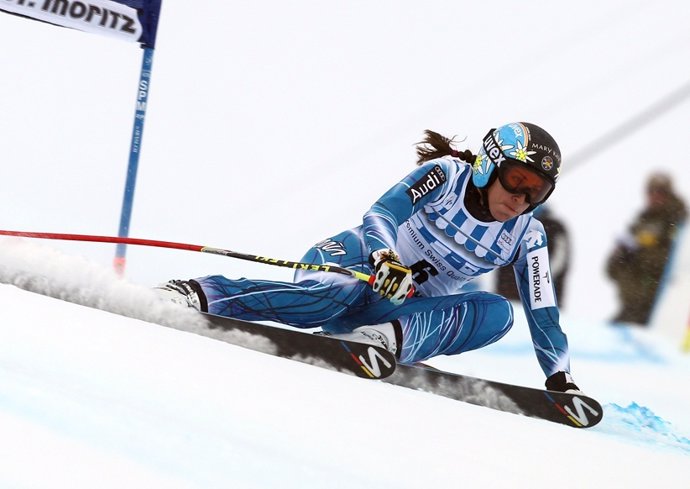 La esquiadora Carolina Ruiz 