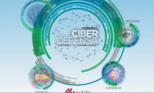 Página web de las jornadas sobre ciberdefensa