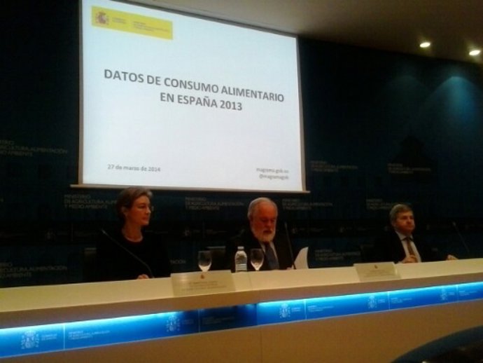 Miguel Arias Cañete presenta el consumo en los hogares 