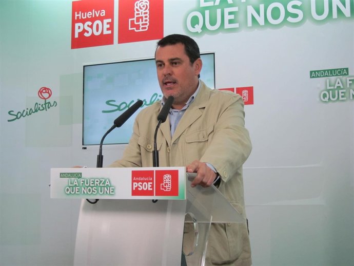 El secretario de Organización del PSOE de Huelva, Jesús Ferrera. 