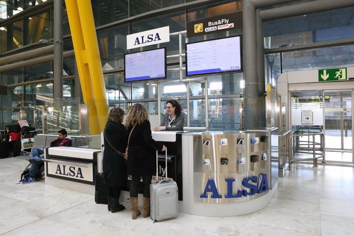 Nueva oficina de ALSA en Barajas