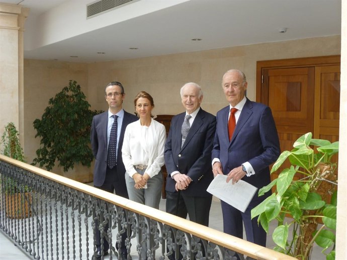 El profesor y escritor Leopoldo Abadía en Palma