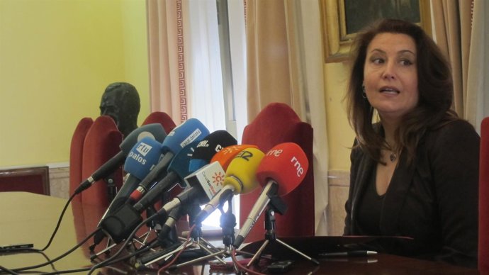 La delegada del Gobierno en Andalucía, Carmen Crespo, en Huelva.