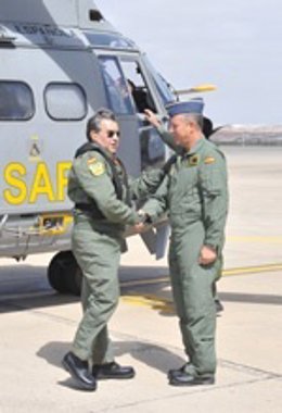 El jefe del Estado Mayor del Ejército del Aire, general García Arnaiz