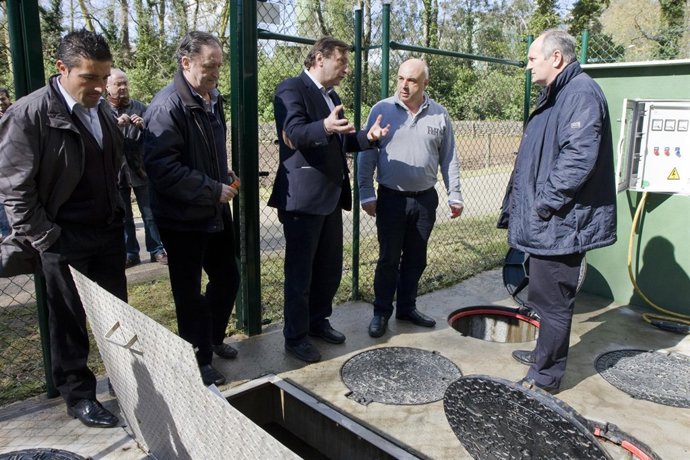 Inauguración del saneamiento de Iruz y La Penilla