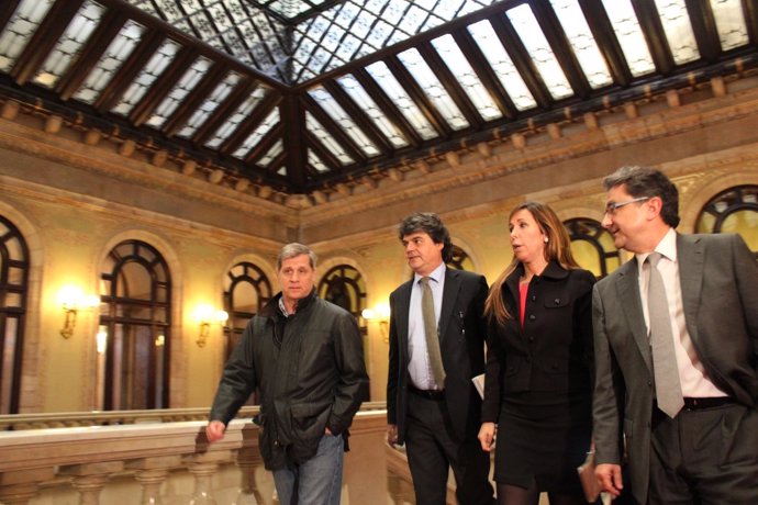 J.Moragas, A.Sánchez Camacho, E.MIllo y A.Fernández Díaz