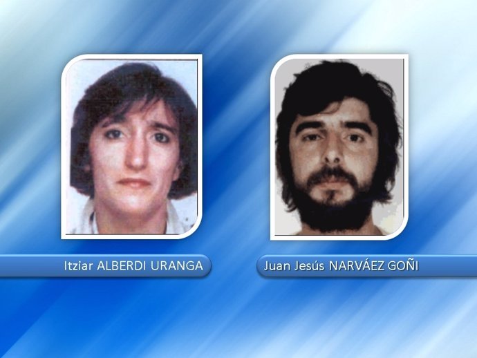 Los etarras detenidos en México Juan Jesús Narváez Goñi e Itziar Alberdi Uranga