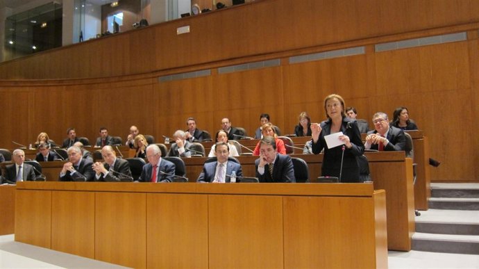 La presidenta en la sesión de control