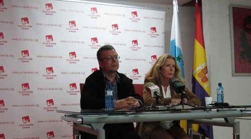 Rueda de prensa de IUC en Las Palmas de Gran Canaria