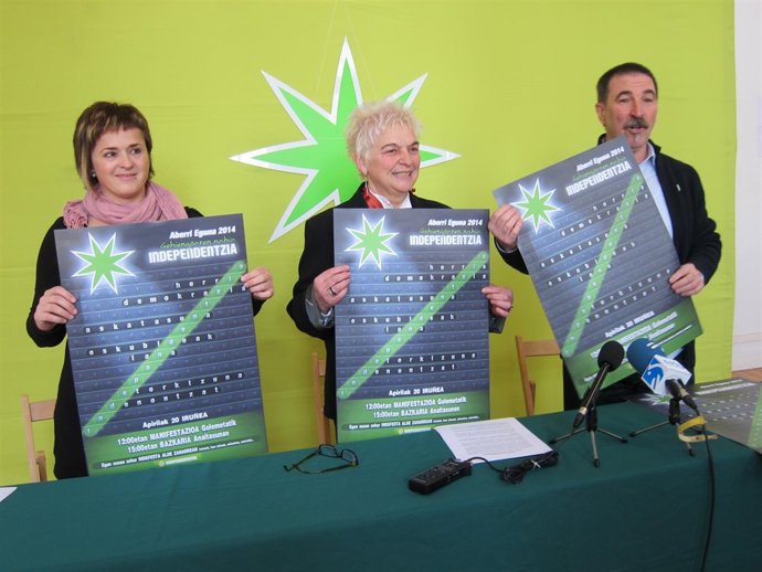 La Red Independentistak presenta el Aberri Eguna 2014