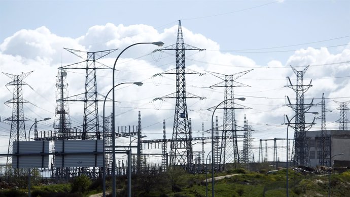 Recursos de torre de alta tensión, electricidad