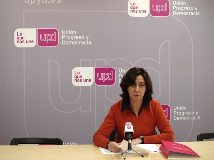 La responsable regional de UPyD, Fuensanta Máximo