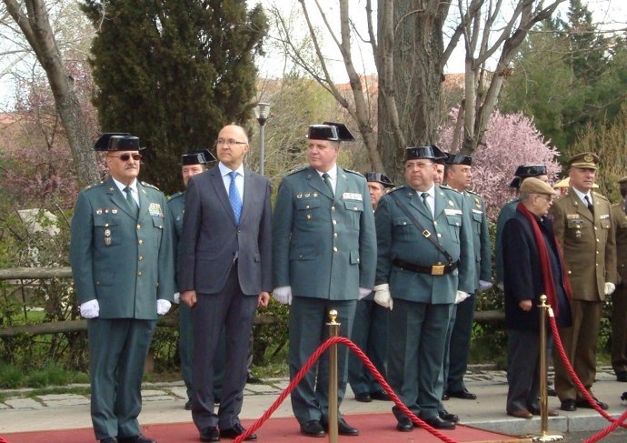 Toma de posesión del nuevo jefe de la Guardia Civil en Segovia