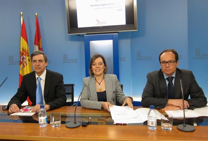 Milagros Marcos durante el balance de atención y protección a la infancia